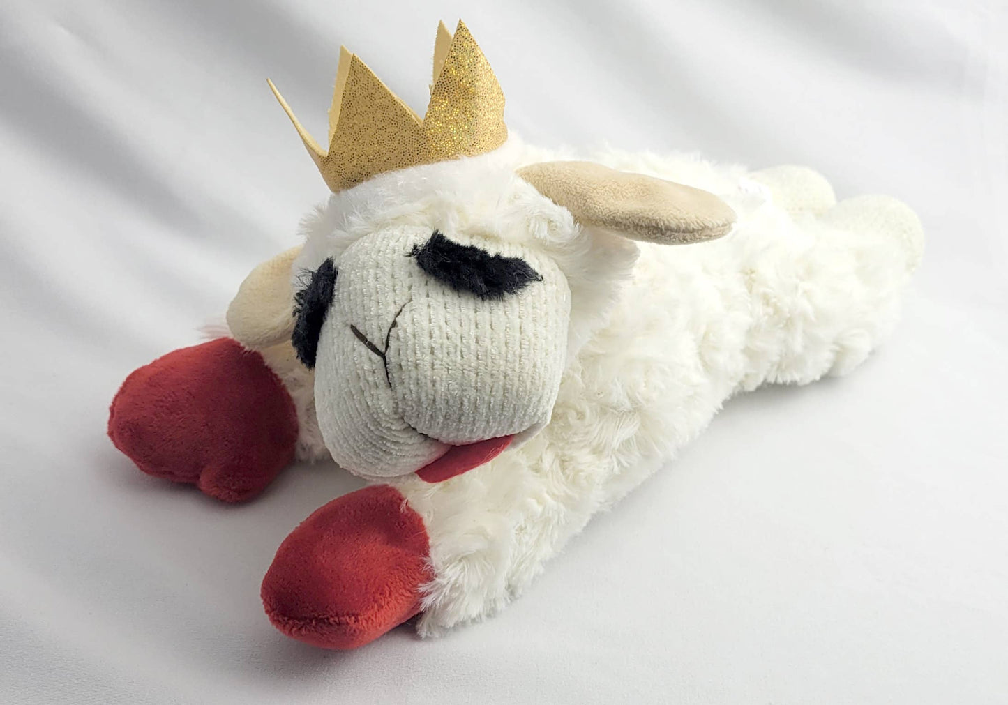 Peluche para perros Multipet Lamb Chop con corona