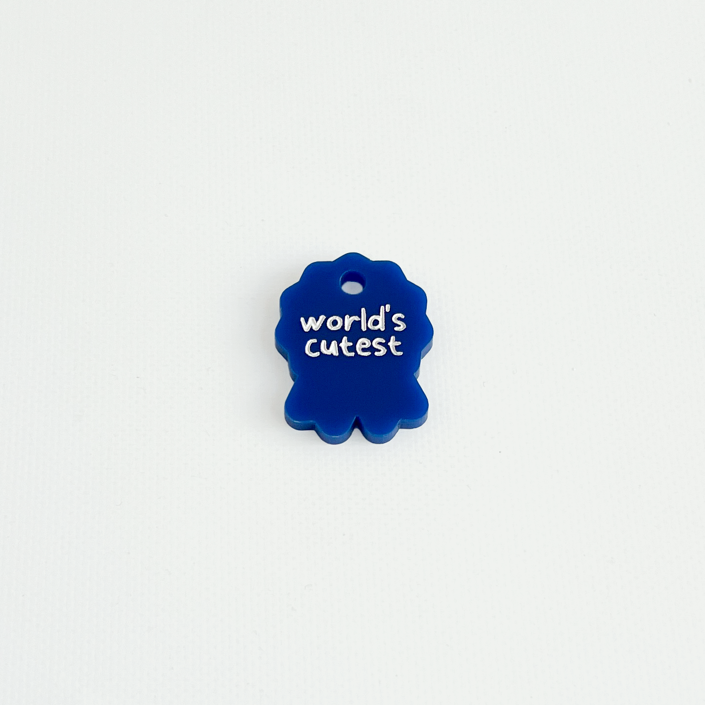 World’s Cutest Blue Ribbon Pet Collar Charm