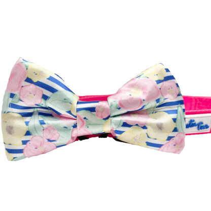 Preppy Pet Floral Dog Bow Tie