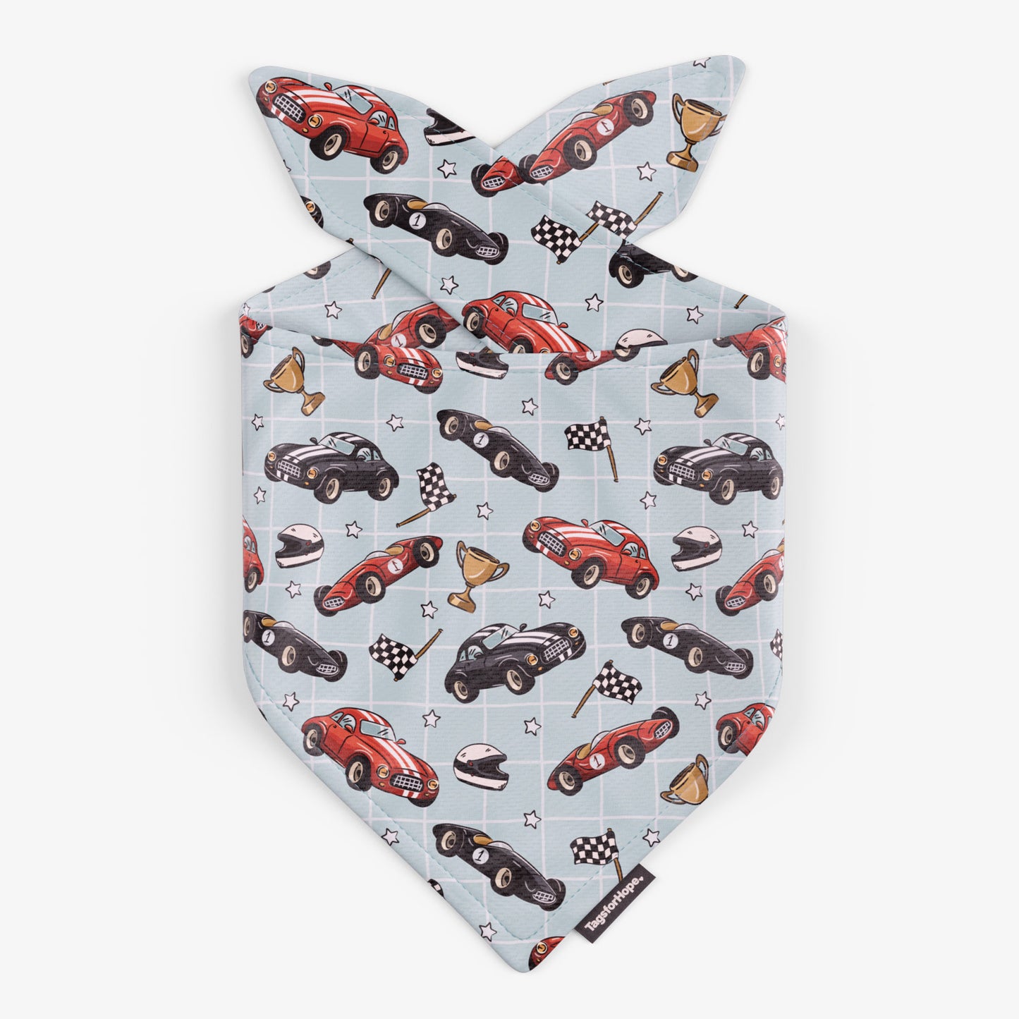 Fast & Fury Cars Reversible Dog Bandana