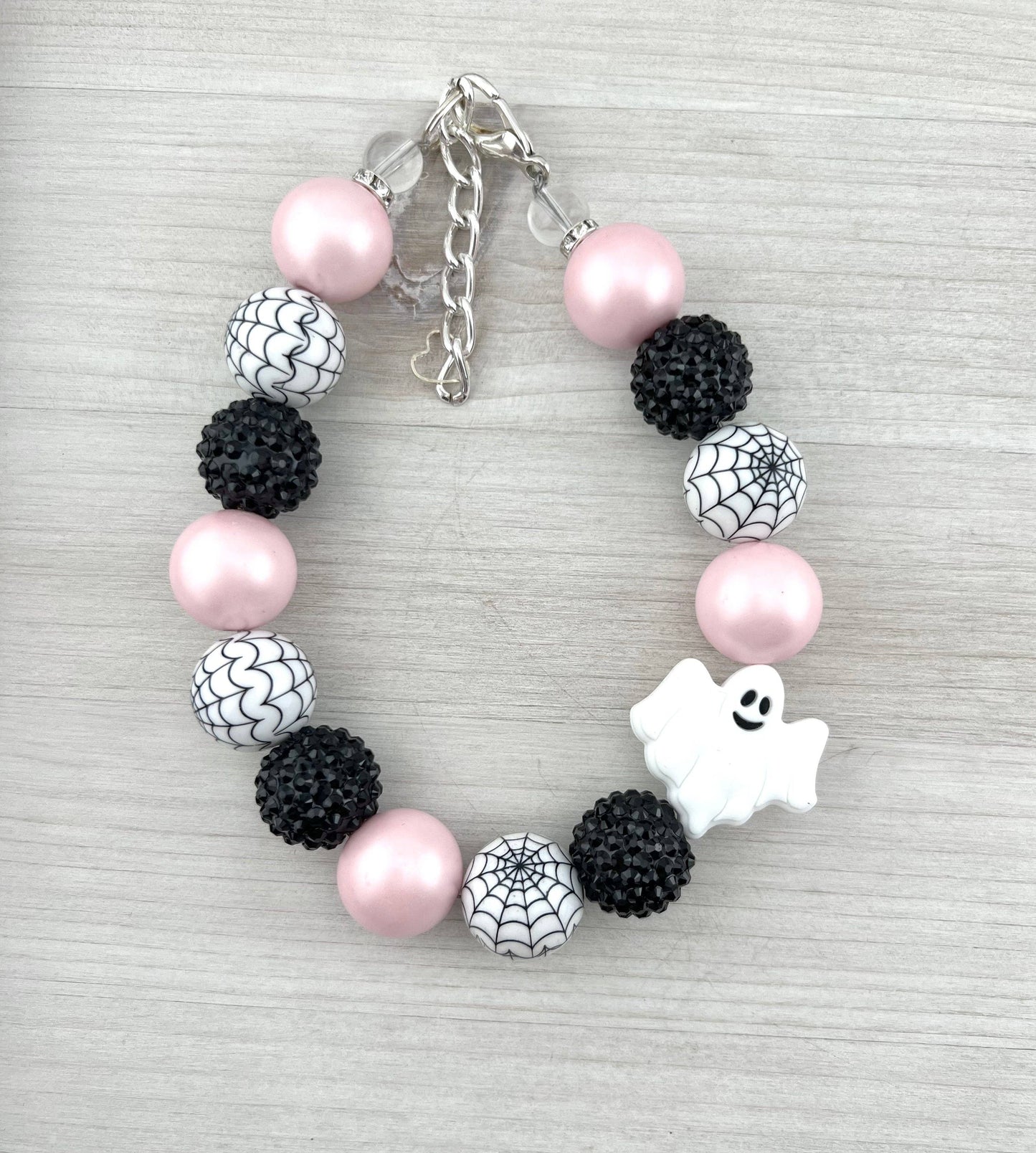 Spooky Sweetheart Dog Necklace
