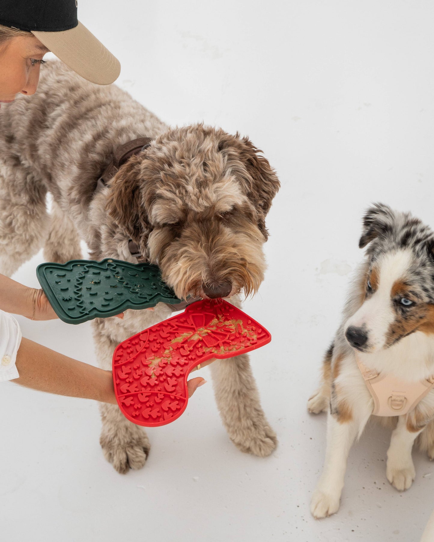 Christmas Edition: Red Stocking Enrichment Lick Mat