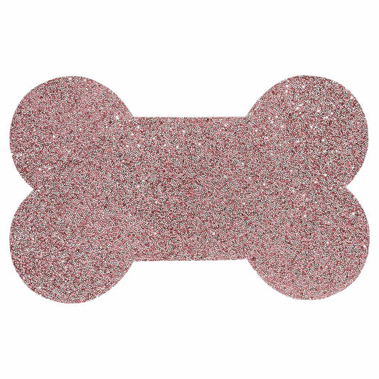 Rhinestone Dog Bone Placemat - Assorted Colors