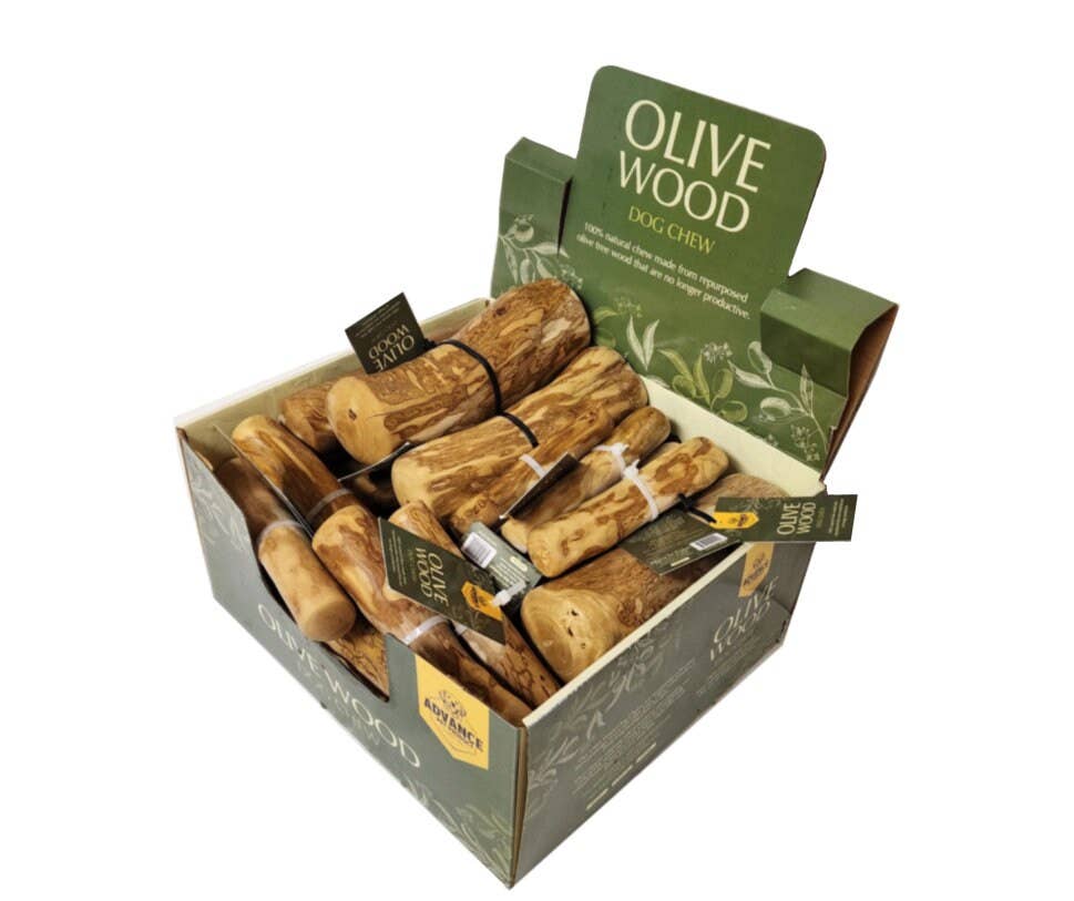 ¡NUEVOS masticables de madera de olivo! Masticables 100 % naturales de madera de olivo reutilizada: paquete individual / pequeño