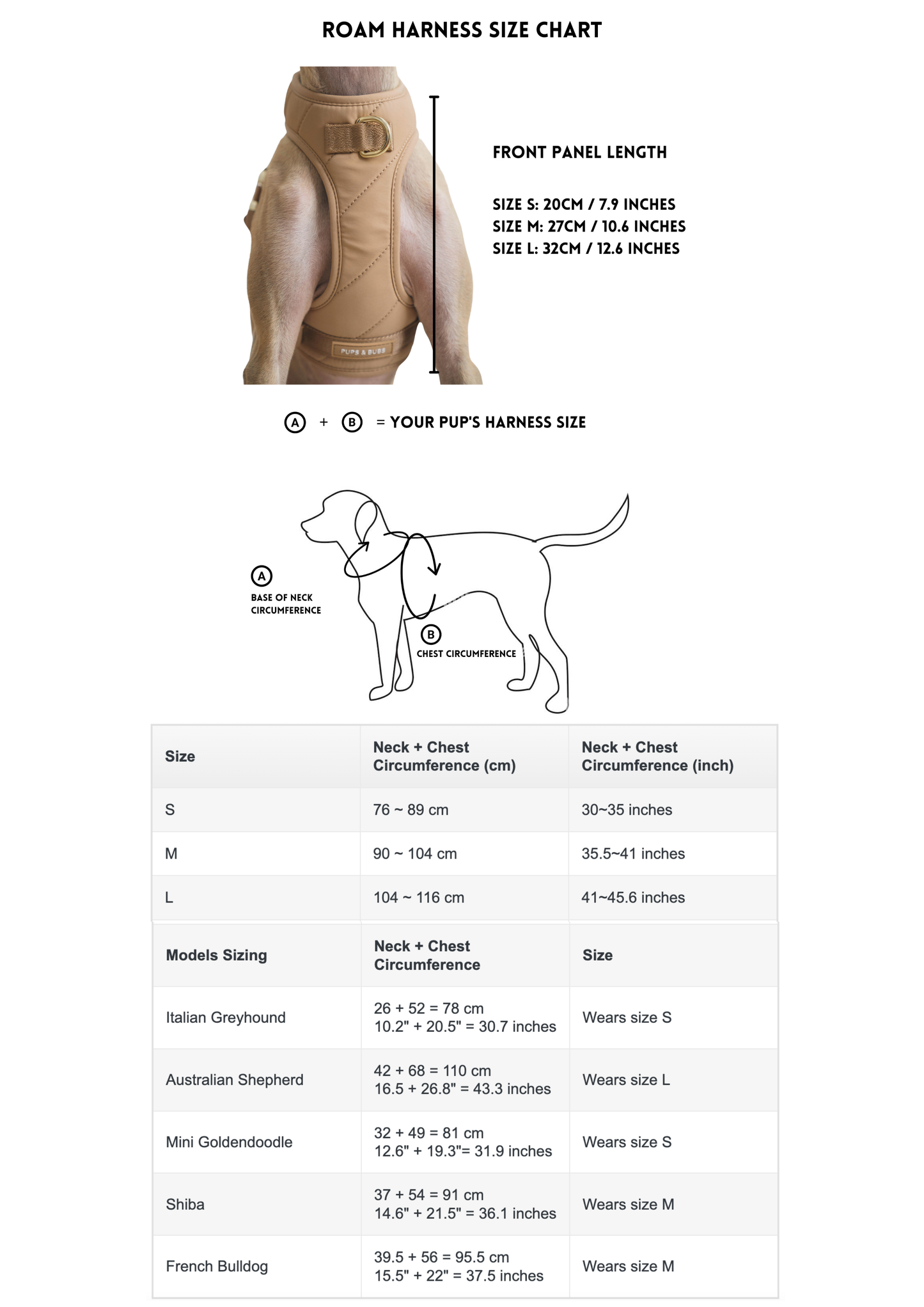 Roam Luxe Dog Harness Black