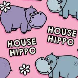 Pitty-potamus Dog Collar - Pink