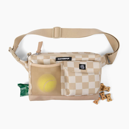 Dog Walk & Train Sling Bag - Check