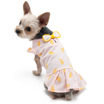 Vestido de perro con forma de plátano