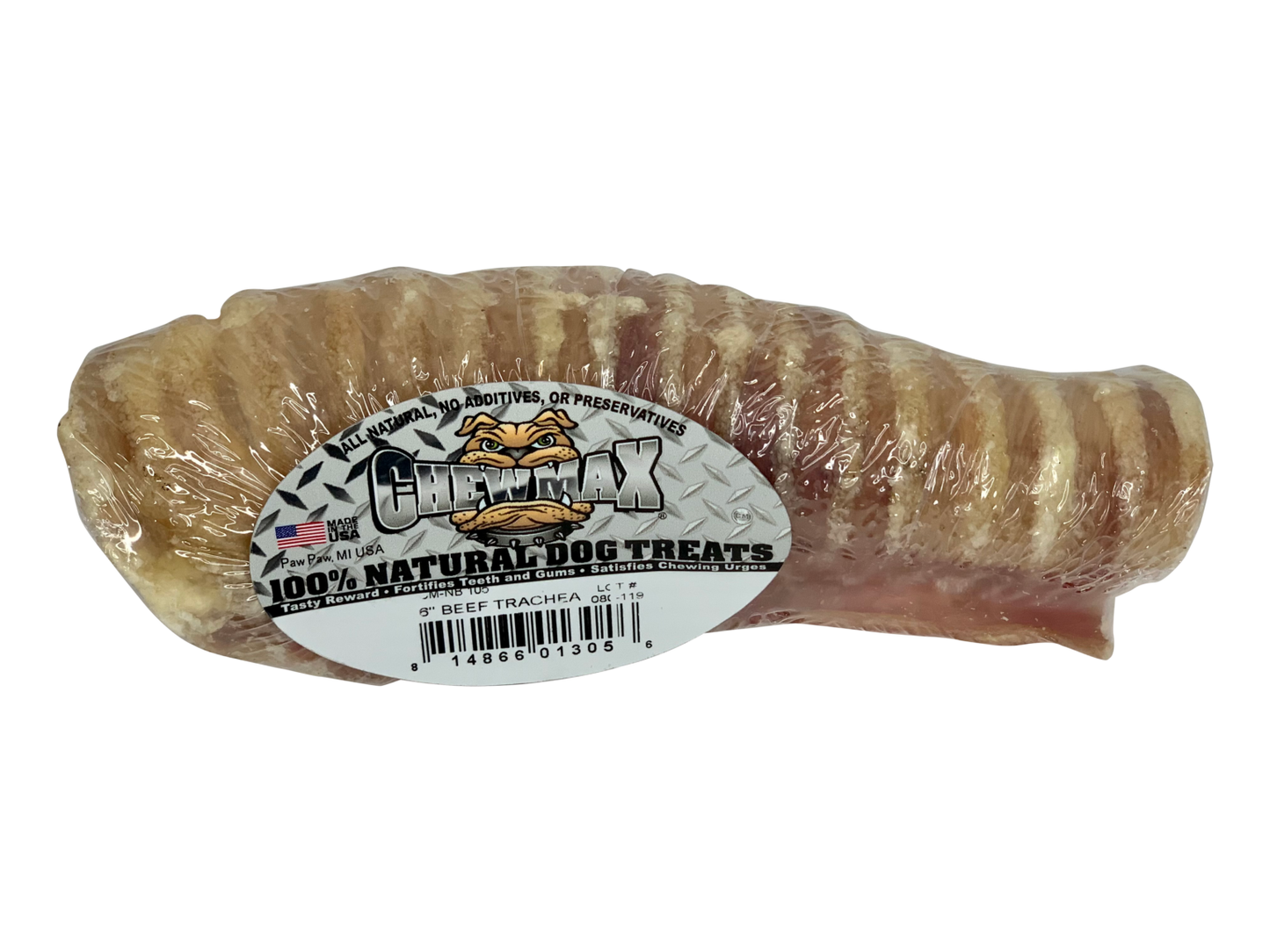 6” ChewMax Beef Trachea - Healthy Dog Treat