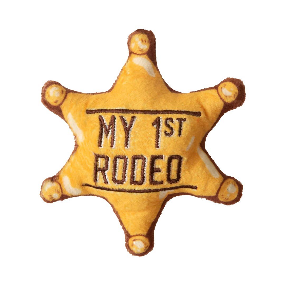 Baby 1st Rodeo Plush Dog Toy 6.5"