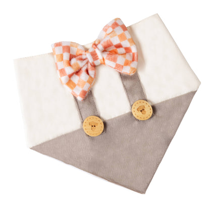 Dog Bandana Suspender Checkered