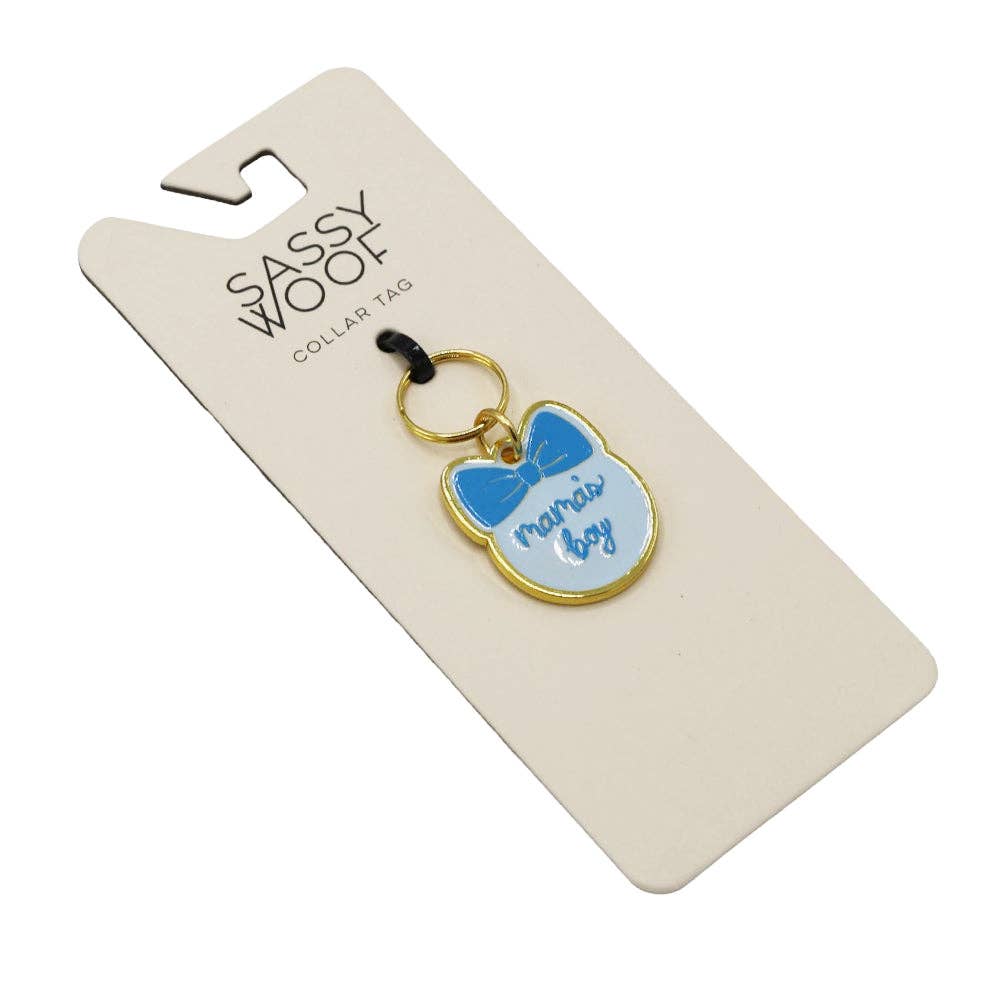 Mama's Boy Collar Charm
