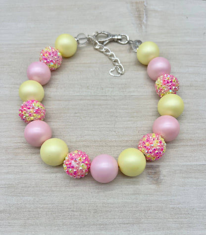 Pink Lemonade Sparkle Necklace
