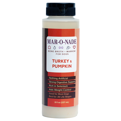 Turkey & Pumpkin Bone Broth + Marrow for Dogs