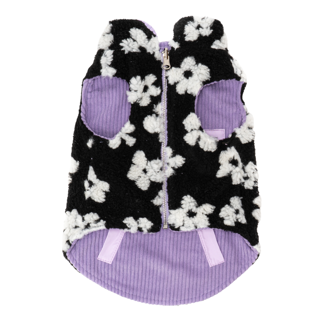 Far Out Reversible Teddy Vest