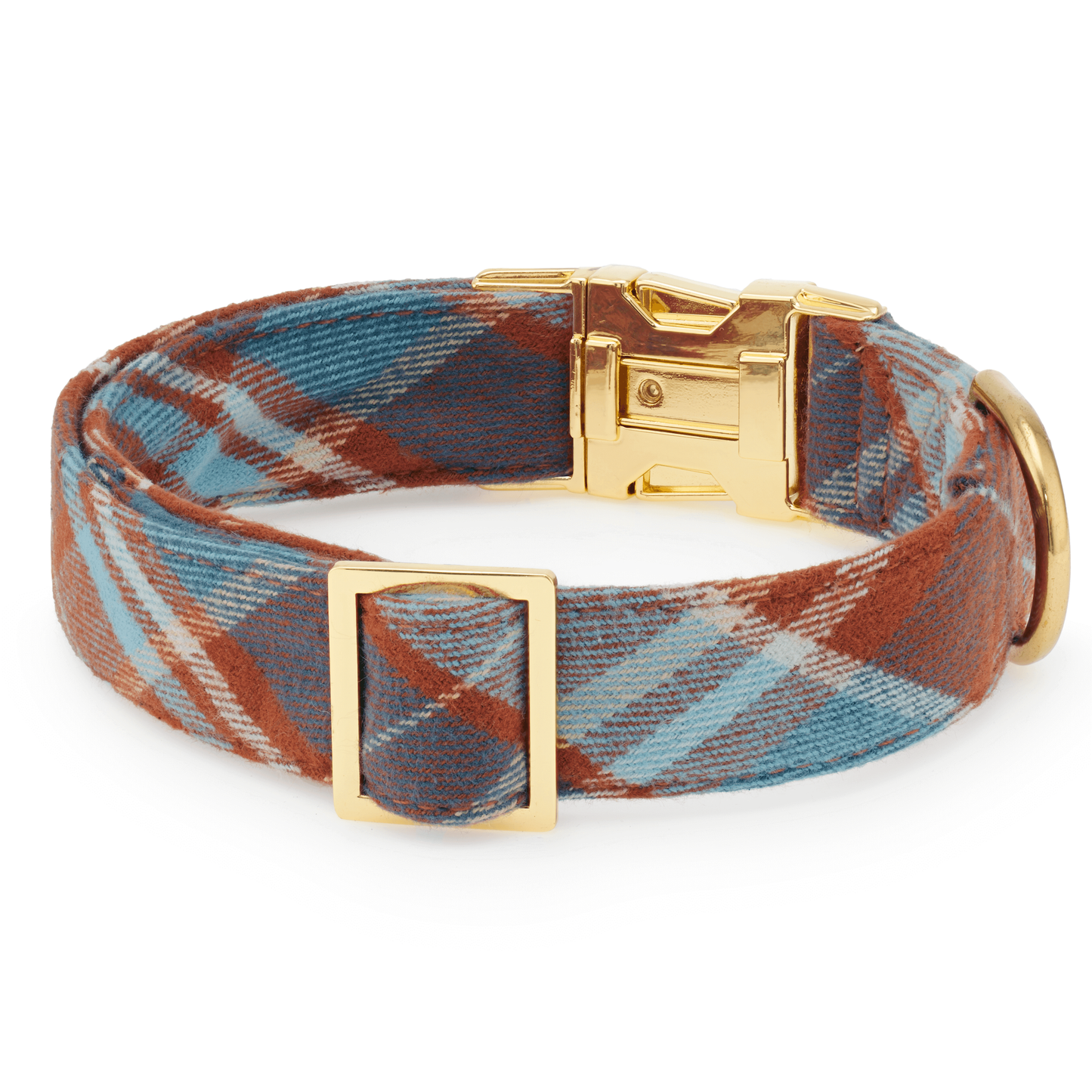 Maple Plaid Flannel Dog Collar