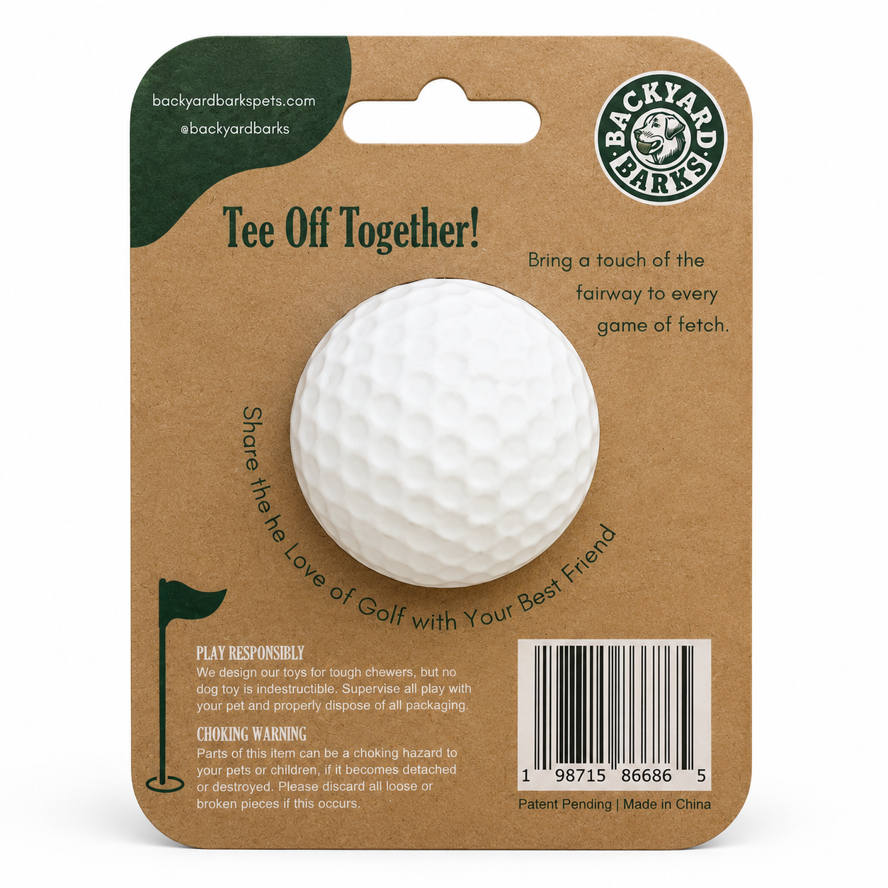 Golf Ball Dog Toy