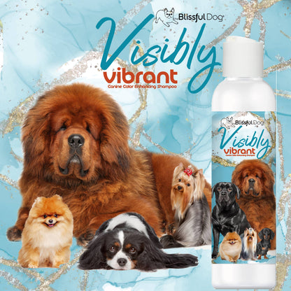 Visibly Vibrant Dog Shampoo for Color Enhancing: 8 oz