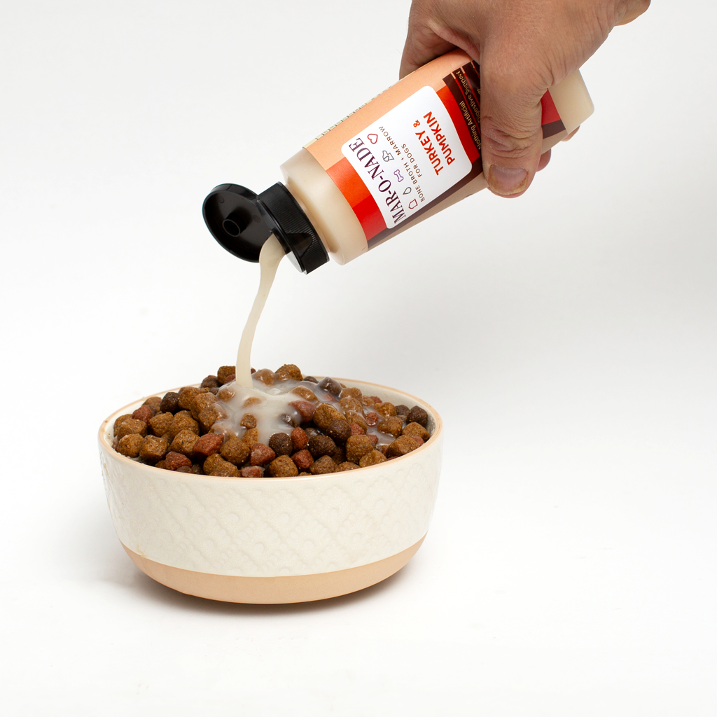 Turkey & Pumpkin Bone Broth + Marrow for Dogs