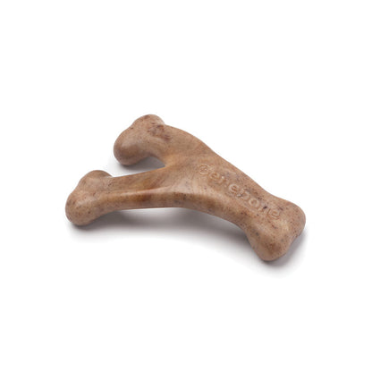 Benebone Bacon Puppy Wishbone Dog Chew Toy