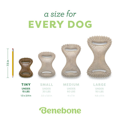 Benebone Bacon Dental Dog Chew Toy