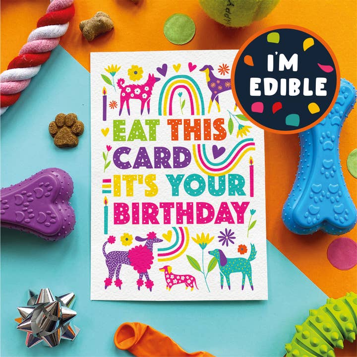 Edible Cards and Pen for Dogs - Scoff Paper