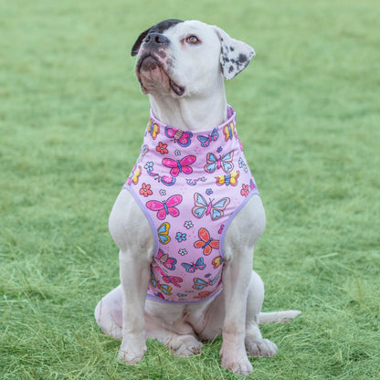 My Heart's A'Flutter Dog Muscle Tee