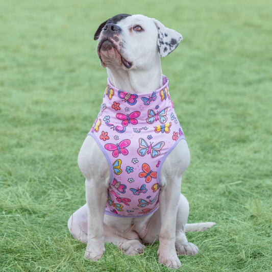 My Heart's A'Flutter Dog Muscle Tee
