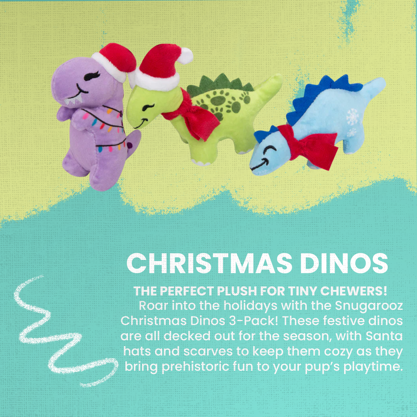 Christmas Dinos 3pk