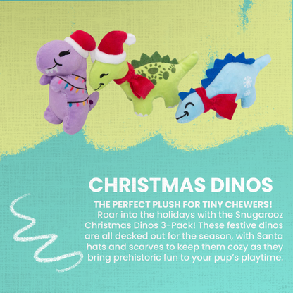 Christmas Dinos 3pk