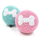 Crochet Toy - Bone Ball Pink