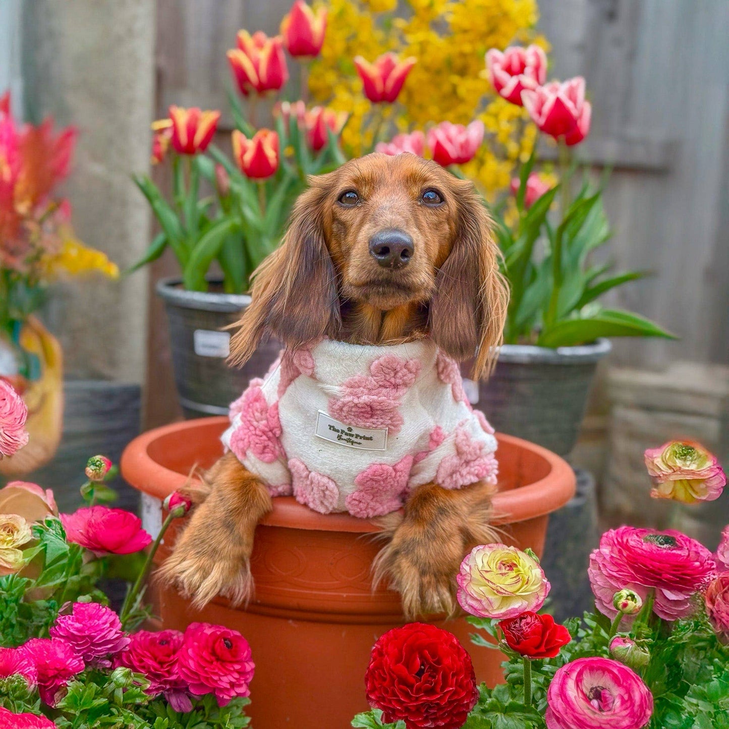 The Peony Pink Floral Fleece