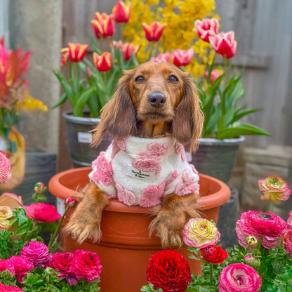 The Peony Pink Floral Fleece