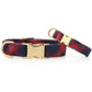 Kingston Plaid Flannel Holiday Dog Collar