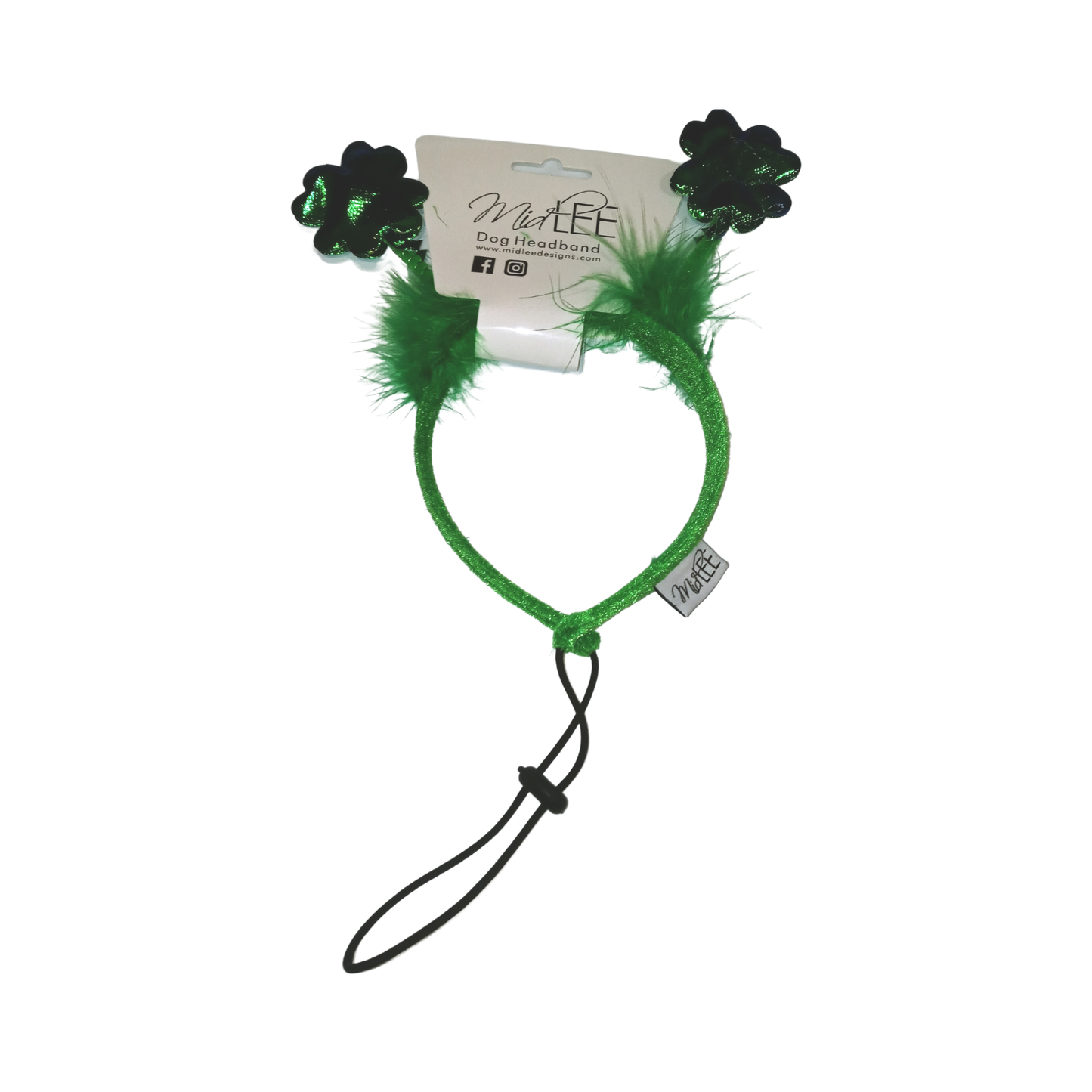 Midlee St. Patrick's Day Shamrock Dog Headband