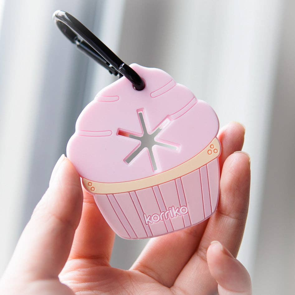 Hands-Free Poop Bag Holder - Cupcake