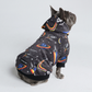 Sudadera con capucha de perro espacial