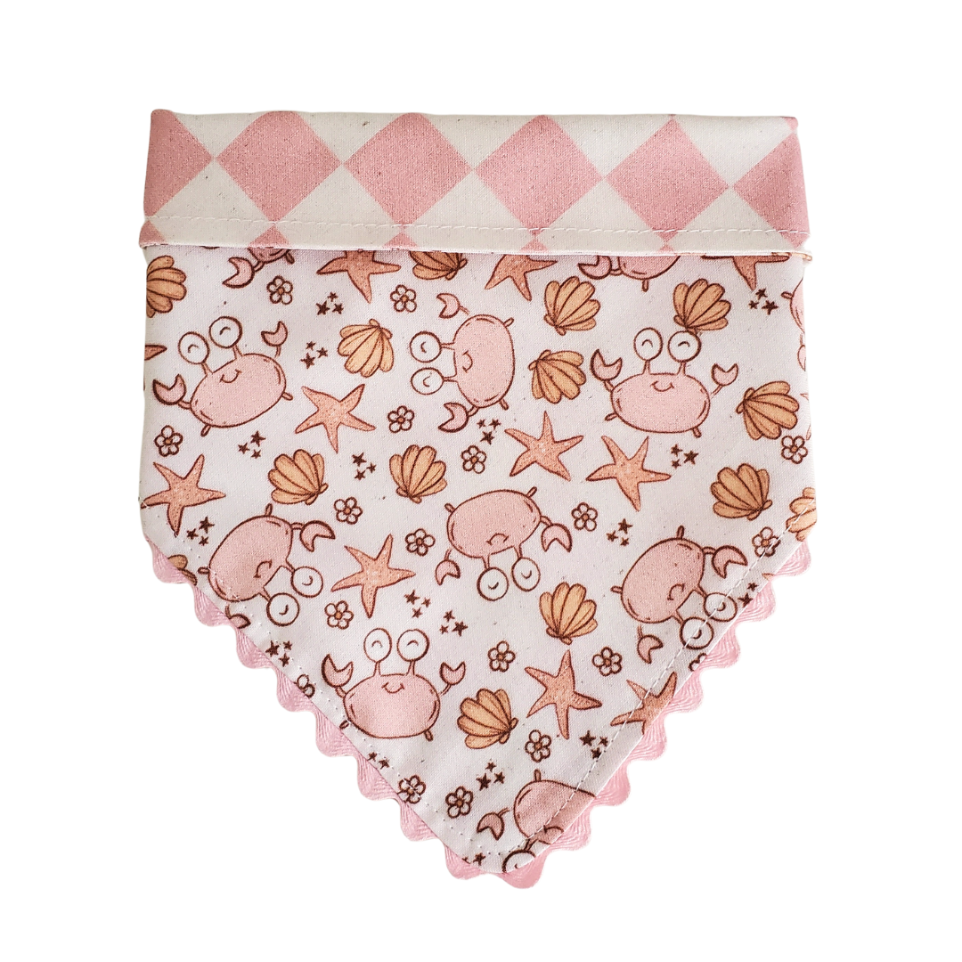 Boho Crabs - Reversible Dog Collar Bandana