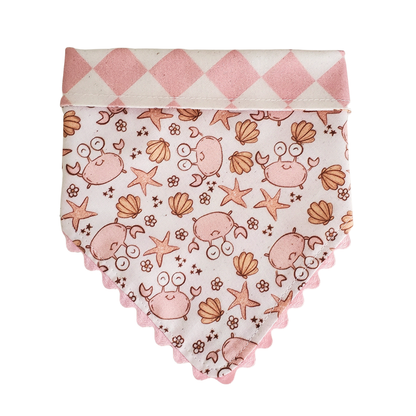 Boho Crabs - Reversible Dog Collar Bandana