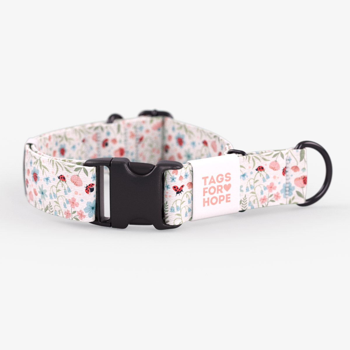 Lovely Ladybug Dog Collar
