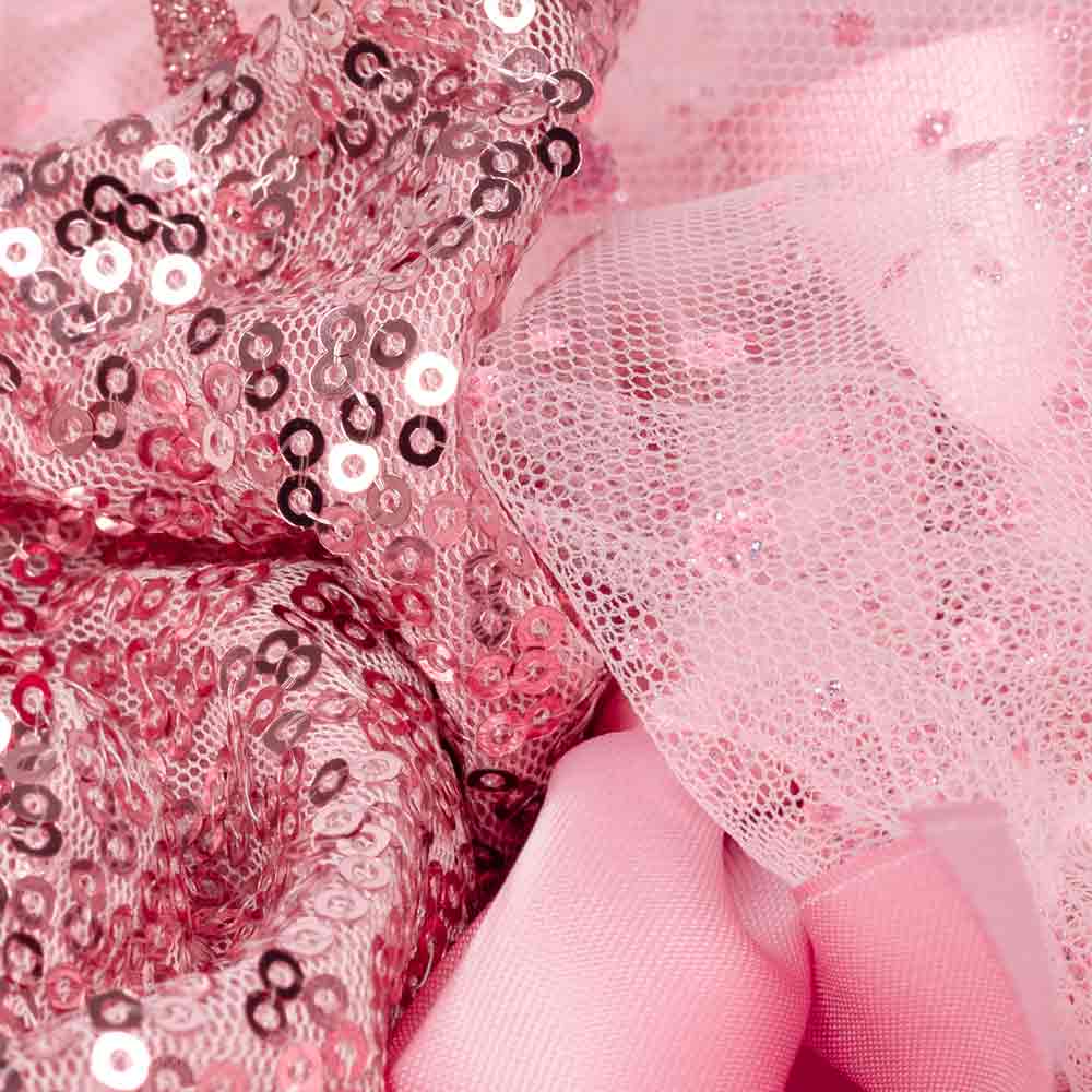 Sparkly Pink Sequin Dog Tutu Dress
