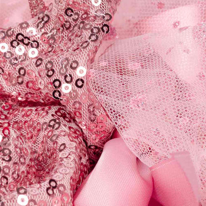 Sparkly Pink Sequin Dog Tutu Dress