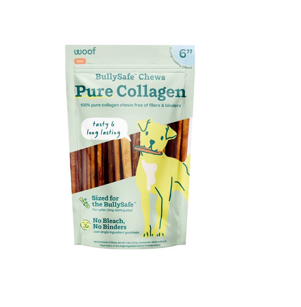 BullySafe Chews - Pure Collagen Beef - Assorted Sizes