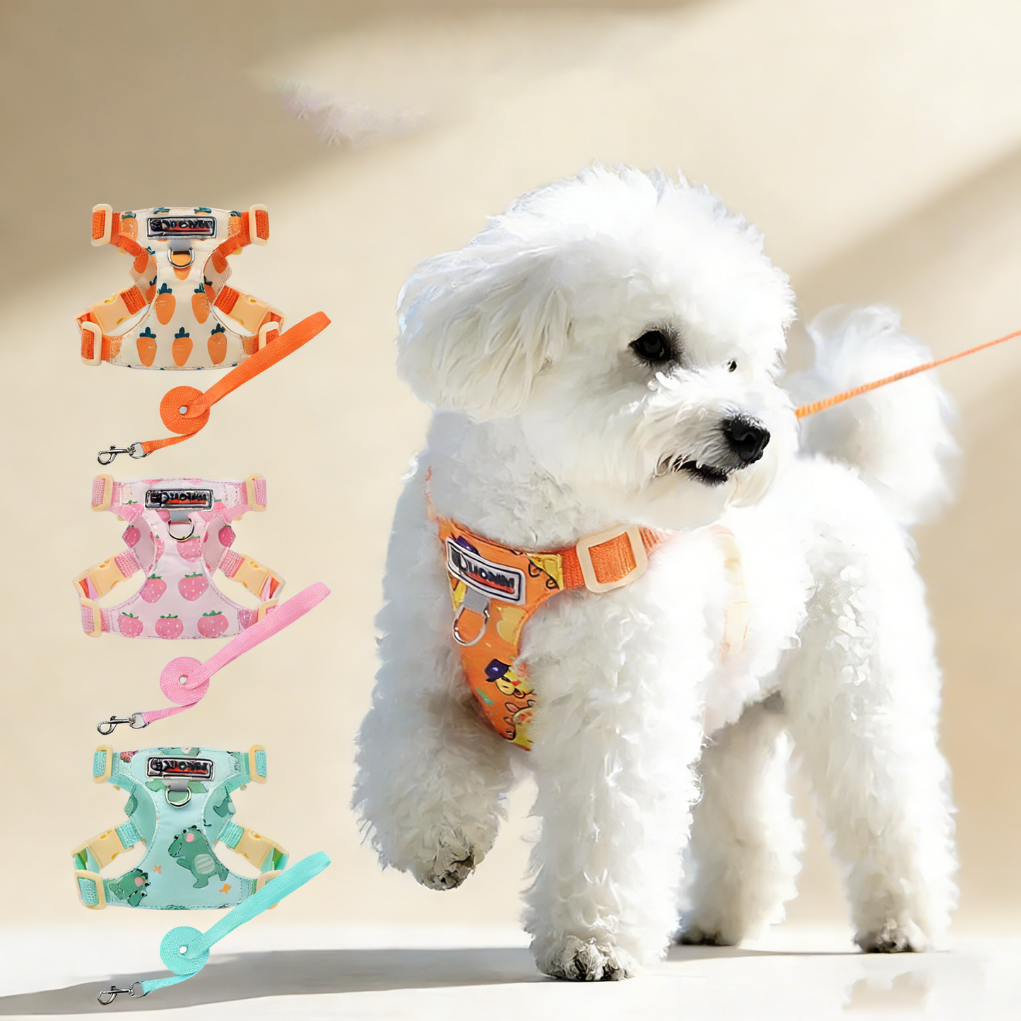 Small Dog Vest Harness with Leash