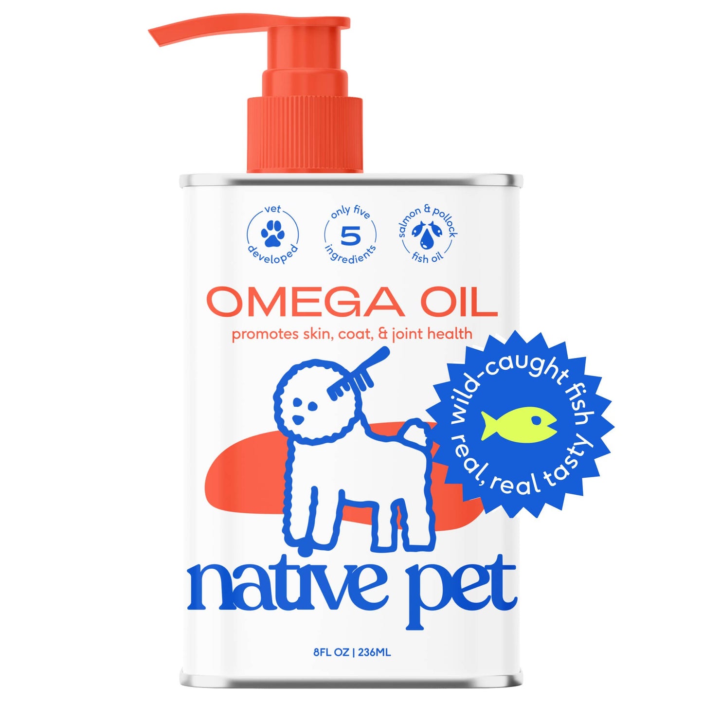 Aceite de pescado omega-3, suplemento para la salud de la piel y el pelaje de los perros