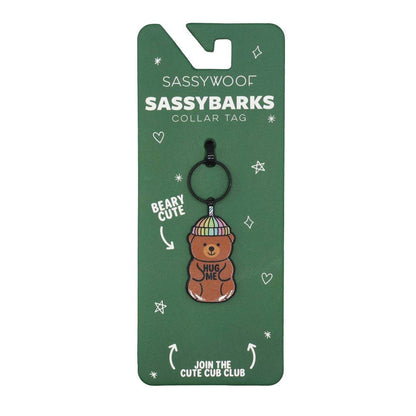 Dog Collar Tag - Hug Me Bear