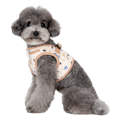 Minmi Vest Dog Harness Step-In Cute Dinosaur