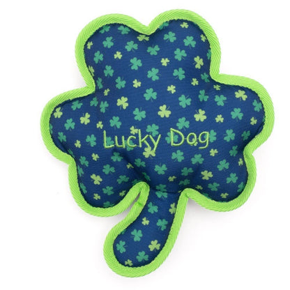 Lucky Dog Toy: Green - Small