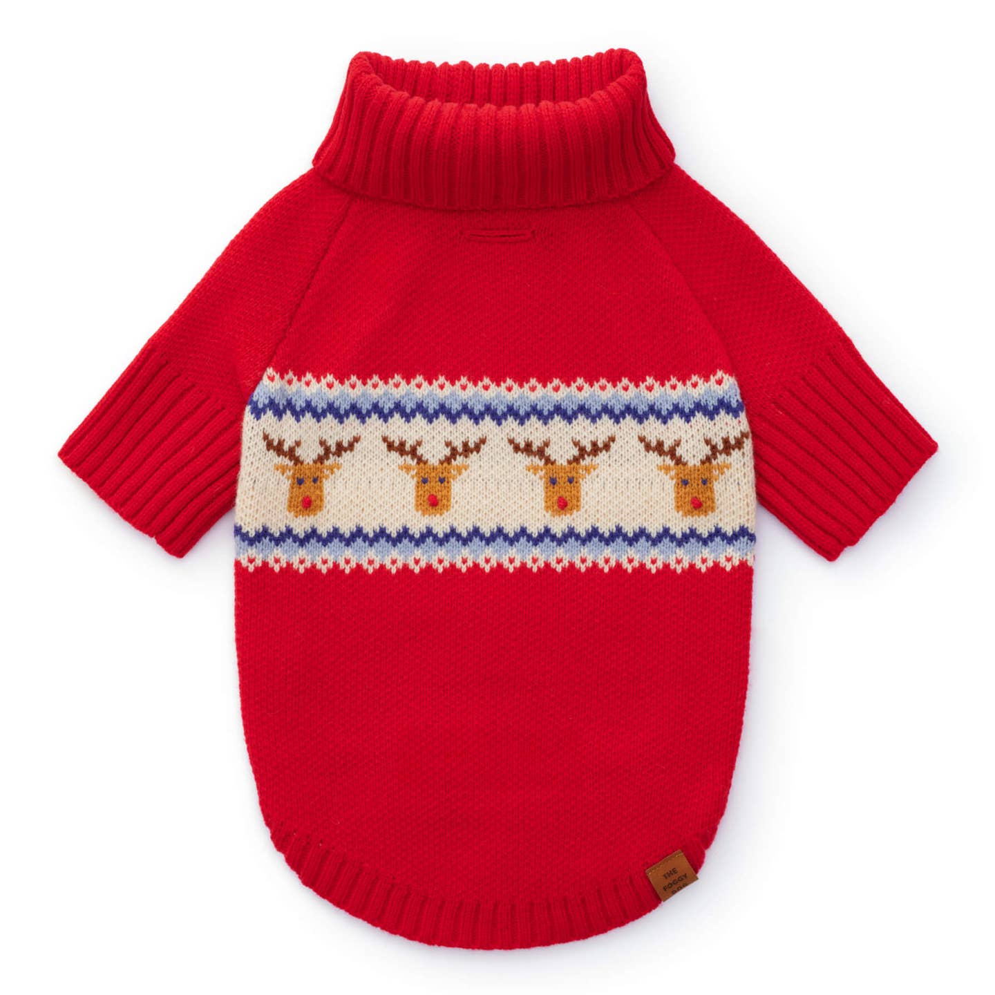Reindeer Knit Dog Sweater