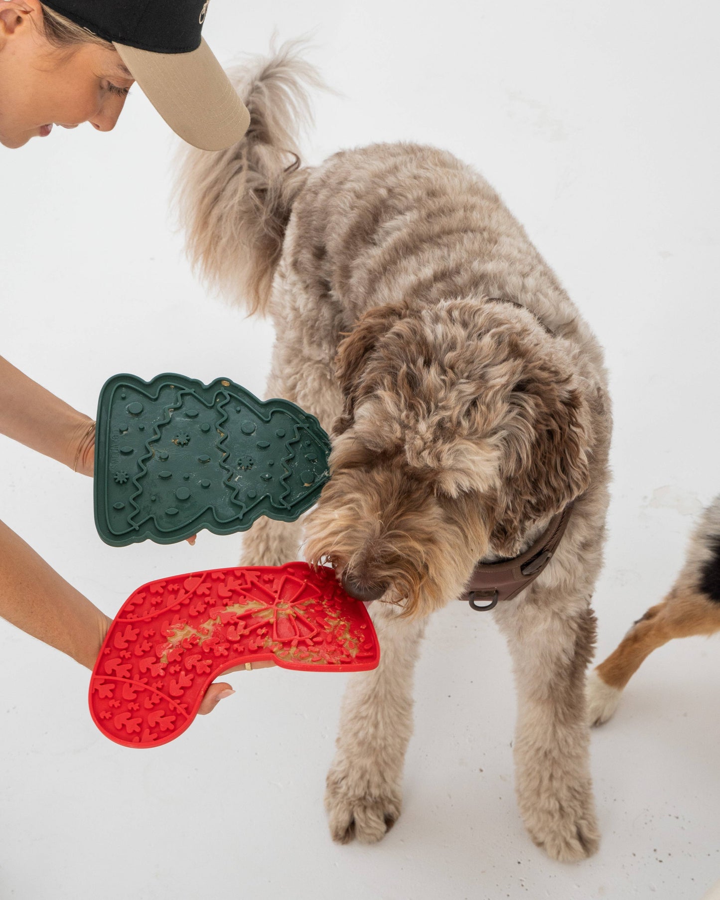 Christmas Edition: Red Stocking Enrichment Lick Mat